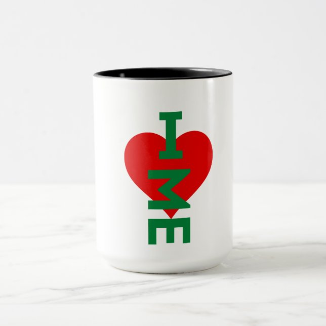 Ich Liebe mir Kaffee Tasse (Zentrum)