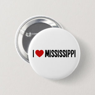 Ich liebe Mississippi • Ich ♥ Mississippi Rund Button