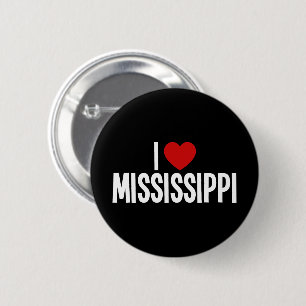 Ich liebe Mississippi • Ich ♥ Mississippi Rund Button