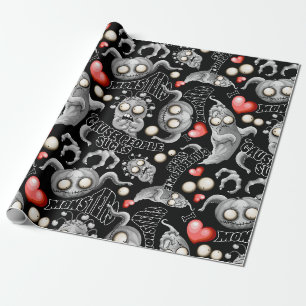 Ich Liebe Monster, weil Leute Ist zum Kotzen sind Geschenkpapier