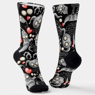 Ich Liebe Monster, weil Leute Ist zum Kotzen sind Socken