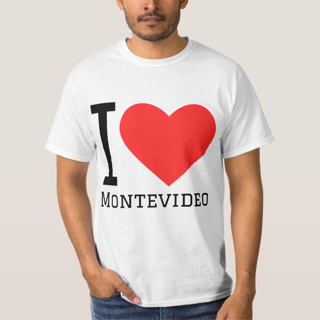 Ich liebe Montevideo  T-Shirt (Vorderseite)