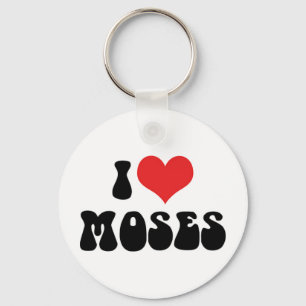 Ich liebe Moses Schlüsselanhänger