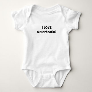 Ich Liebe Motorboatin'! Onsie Baby Strampler