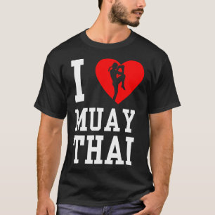Ich liebe Muay Thai Hobby-Boxer Kampfsportler Mart T-Shirt