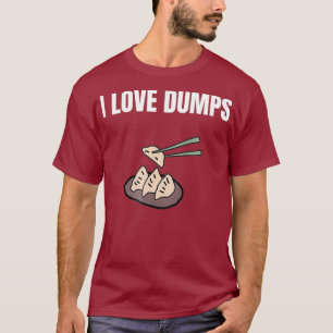Ich liebe Müll Witze Essen Foodie T-Shirt