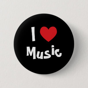 Ich liebe Musik Button