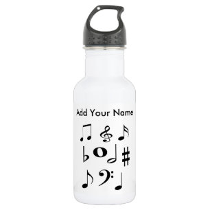 "Ich Liebe-Musik-" Wasser-Flasche Trinkflasche