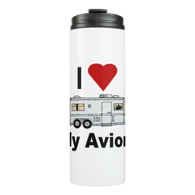 Ich liebe My Avion fullrig Thermosbecher (Vorderseite)