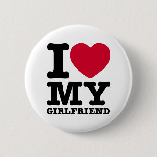 Ich LIEBE MY Girlfriend Button