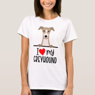 Ich Liebe My Greyhound T-Shirt
