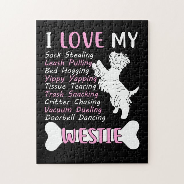 Ich Liebe My Westie (Vertikal)