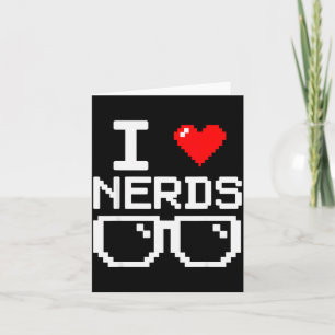 Ich liebe Nerds Ich liebe Nerds für Wissenschaftsb Karte