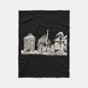 Ich liebe New Orleans Louisiana NOLA Geschenk Fleecedecke
