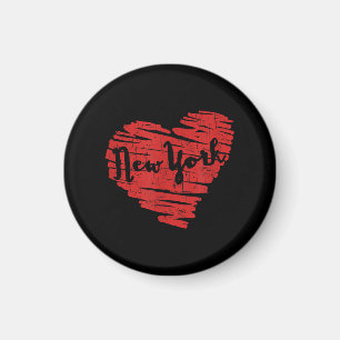 Ich liebe New York Herz NY Magnet