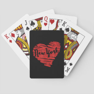 Ich liebe New York Herz NY Spielkarten