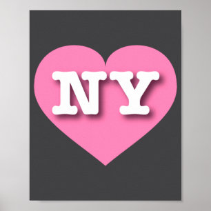Ich liebe New York Ny Nk Herz Poster