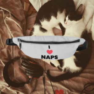 Ich liebe Nickerchen Fanny Pack – Entspannte Humor Bauchtasche