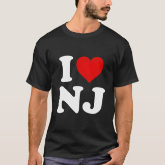 Ich liebe Nj New Jersey T-Shirt