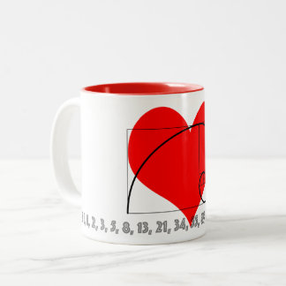 Ich Liebe Null, Eins und Fibonacci Tasse