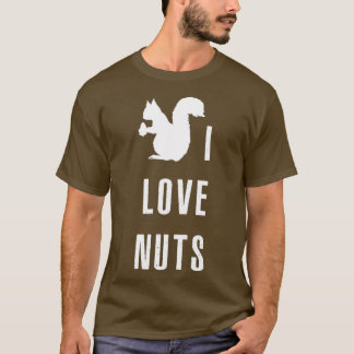 Ich Liebe Nüsse T-Shirt