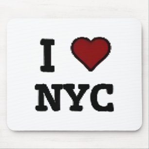 Ich liebe NYC Herz Mousepad