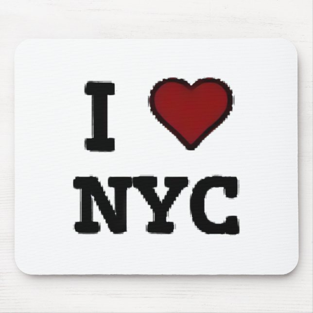 Ich liebe NYC Herz Mousepad (Vorne)