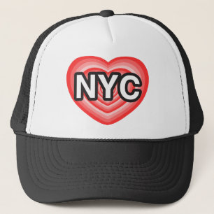 Ich liebe NYC. Ich Liebe NYC. New York City. I hea Truckerkappe