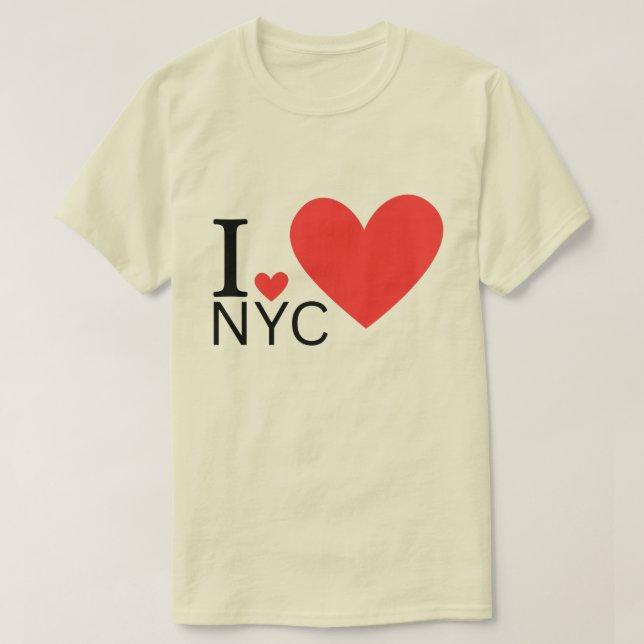 Ich liebe NYC T-Shirt (Design vorne)