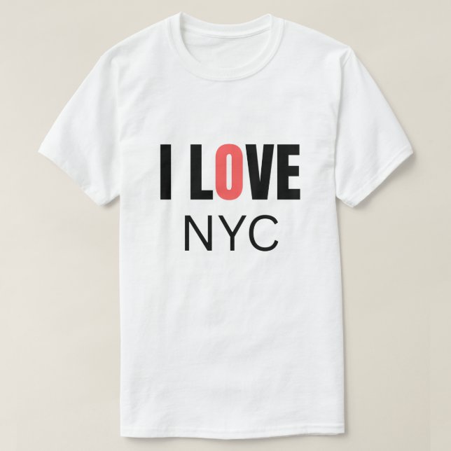 Ich liebe NYC T-Shirt (Design vorne)