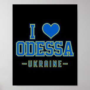 Ich liebe Odessa Ukraine  Poster