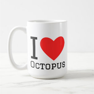 Ich liebe Oktopus Kaffeetasse