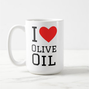 Ich liebe Öl Liebe Kaffeetasse
