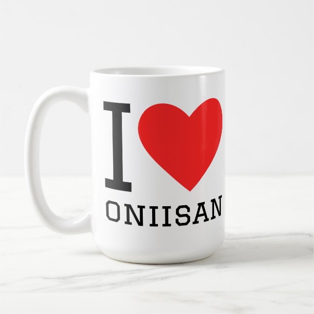 Ich liebe Oniisan  Kaffeetasse (Links)