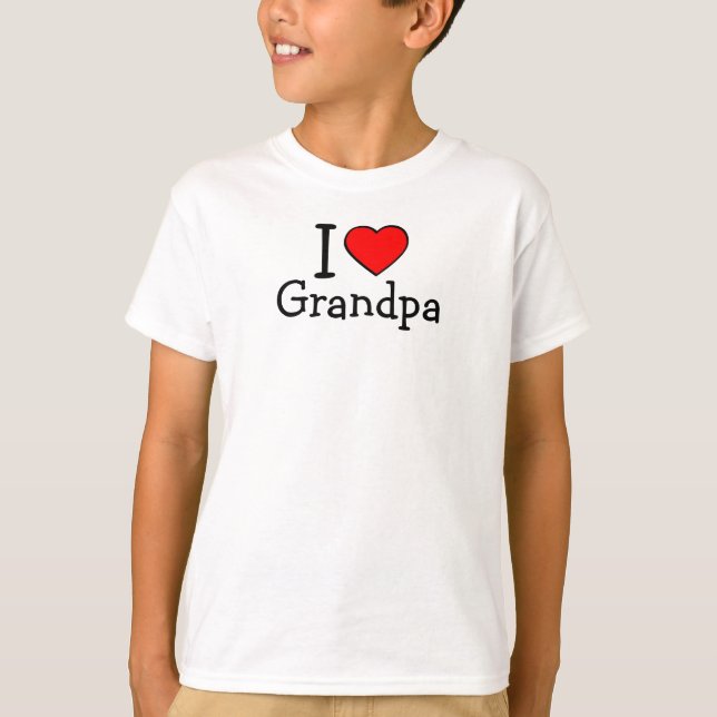 Ich Liebe Opa! T-Shirt (Vorderseite)
