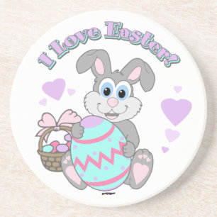 Ich Liebe Ostern! Osterhase Getränkeuntersetzer