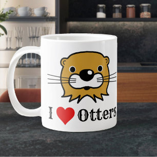 Ich liebe Otter. Otter-Schätzung Jumbo-Tasse