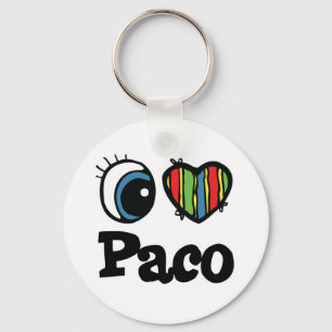 Ich liebe Paco Schlüsselanhänger