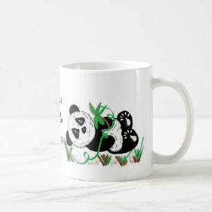 Ich liebe Panda Bären Kaffeetasse