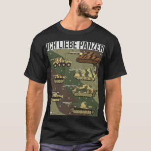 ich liebe panzer (deutsch. I Liebe Panzer) T-Shirt