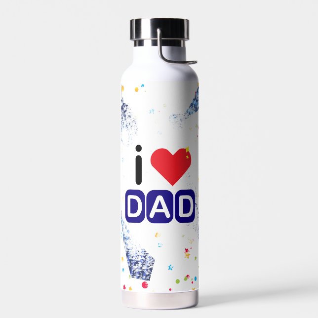 Ich liebe Papa Trinkflasche (Links)