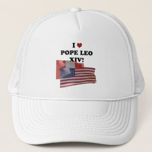 Ich Liebe Papst Leo XIV! Truckerkappe