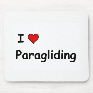 Ich liebe Paragliding Mousepad