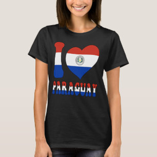 Ich Liebe Paraguay stolz auf paraguayische Coole F T-Shirt