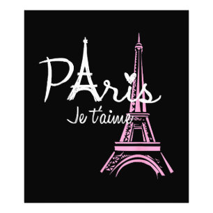 Ich liebe Paris Eiffelturm Frankreich Französische Fotodruck