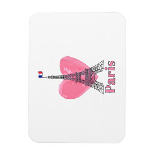 Ich liebe Paris Eiffelturm Frankreich Geschenk Magnet