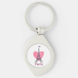 Ich liebe Paris Eiffelturm Frankreich Geschenk Schlüsselanhänger