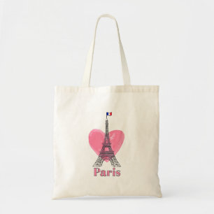 Ich liebe Paris Eiffelturm Frankreich Geschenk Tragetasche