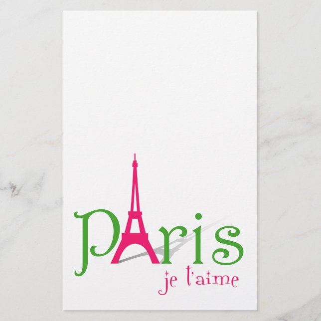 Ich liebe Paris Flyer (Vorne)
