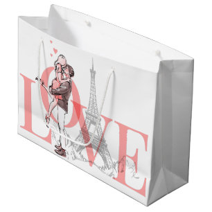 Ich liebe Paris Große Geschenktüte